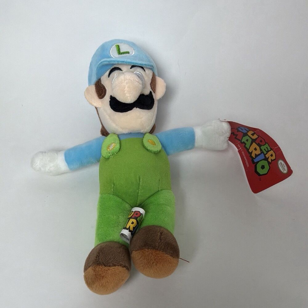 NWT Super Mario Ice Luigi 8”plush toy 2024 good stuff